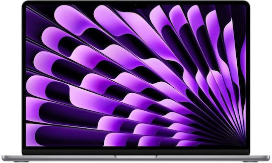 Apple MacBook Air 15" (2024) 15.3" Retina Display (M3-8-core/16GB/512GB SSD) Space Gray (International English Keyboard)