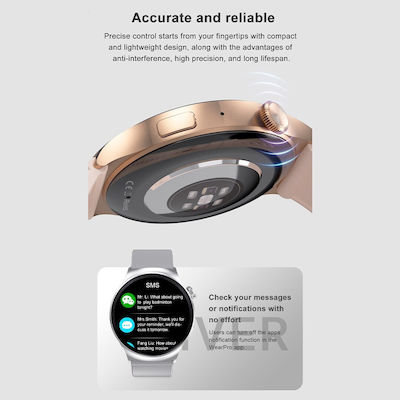 NO.1 DT4 Mate 45mm Smartwatch with Heart Rate Monitor (Black) view 9