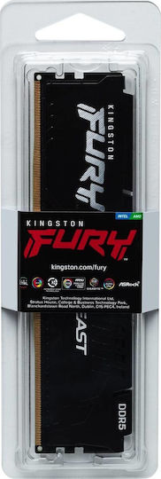 Kingston Fury Beast DDR5 with Module 1x16GB and Speed 5600 for Desktop KF556C36BBE-16 vue 3