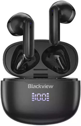 BlackView AirBuds 7 Bluetooth Handsfree Earphones with Sweat Resistance and Charging Case Black