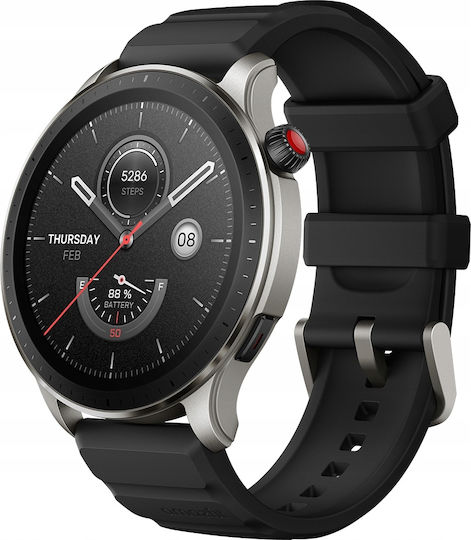Amazfit GTR 4 46mm Waterproof Smartwatch with Heart Rate Monitor (Black) view 2