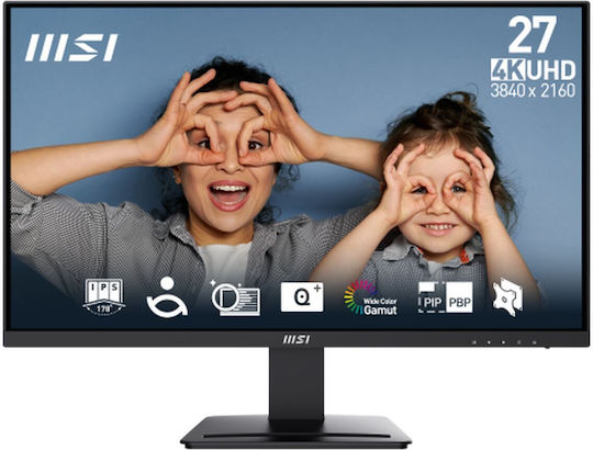 MSI PRO MP273U IPS HDR Monitor 27" 4K 3840x2160 with Response Time 4ms GTG