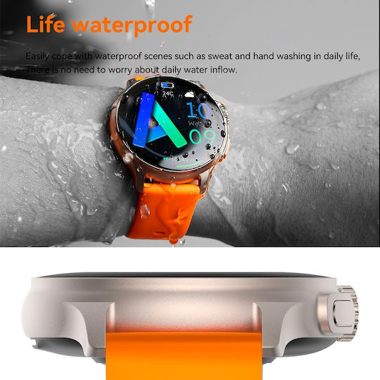 Aoke K58 Smartwatch (Orange) view 3