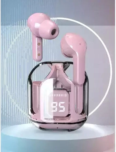 164870 In-ear Bluetooth Handsfree Earphones with Charging Case Pink view 3