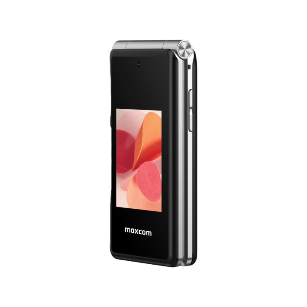 MaxCom MM835 SE Dual SIM Mobile Phone with Buttons (Greek Menu) Black view 2