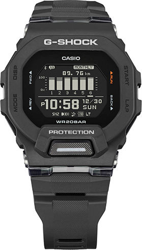 Casio G-Shock GBD-200-1 Waterproof Smartwatch (Black) view 1
