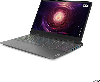 Lenovo LOQ 15APH8 15.6" IPS FHD 144Hz (Ryzen 7-7840HS/16GB/512GB SSD/GeForce RTX 4060/No OS) Storm Grey (US Keyboard) vue 3