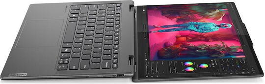 Lenovo Yoga 7 2-in-1 14AHP9 14" OLED Touchscreen (Ryzen 5-8640HS/16GB/512GB SSD/W11 Home) Storm Grey (US Keyboard) view 5