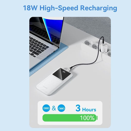 Vention Power Bank 10000mAh 22.5W with 2 USB-A Ports and USB-C Port Black view 3
