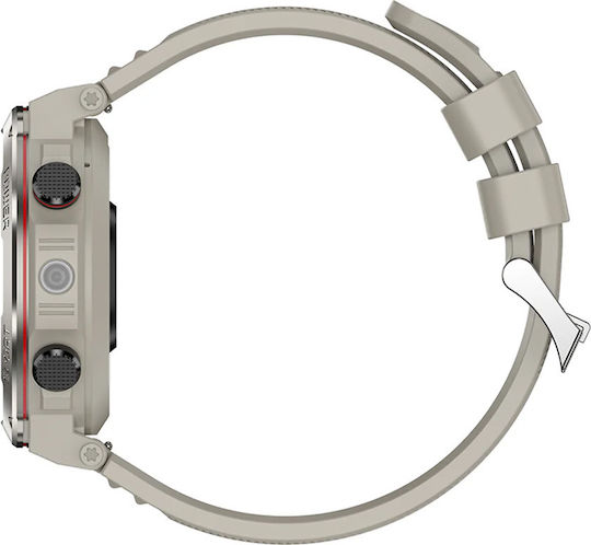 BlackView W50 Pro 56mm Waterproof Smartwatch with Heart Rate Monitor (Khaki) vue 4