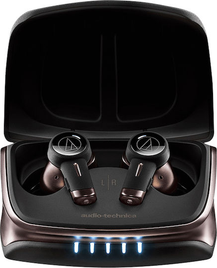Audio Technica ATH-TWX9 In-ear Bluetooth Handsfree Earphones with Sweat Resistance and Charging Case Black Ansicht 5