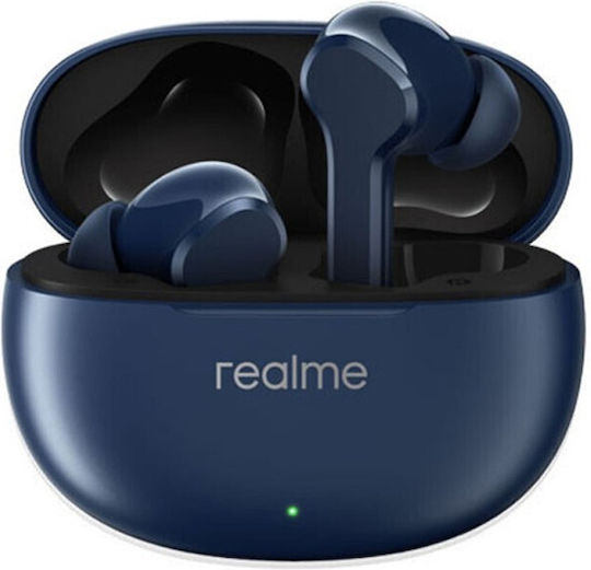 Realme Buds T100 Bluetooth Handsfree Earphones with Sweat Resistance and Charging Case Blue