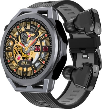 N18 1.53 Inch Color Screen Smart Watch Support Heart Rate Blood Pressure Sleep Monitoring Grey
