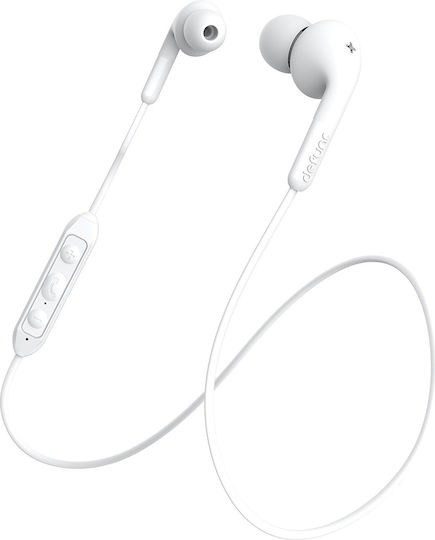 Defunc Music Plus In-ear Bluetooth Handsfree Earphones White view 1