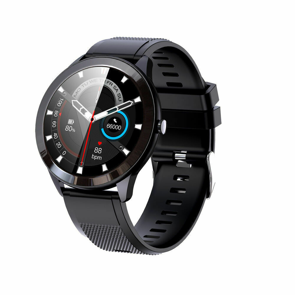 Leotec MultiSport Wave 46mm Waterproof Smartwatch with Heart Rate Monitor (Black) view 4