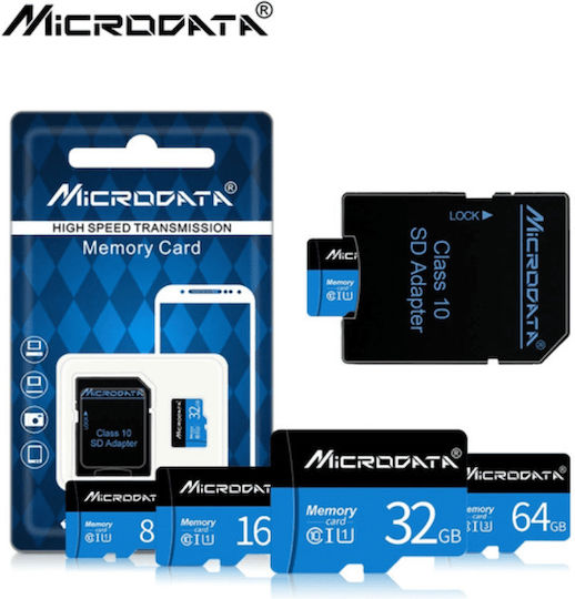 Microdata Plus microSDXC 32GB Class 10 20MB/s Memory Card with Adapter view 1