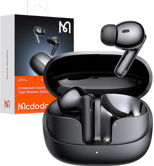 Mcdodo HP-004 In-ear Bluetooth Handsfree Earphones with Sweat Resistance and Charging Case Black view 3