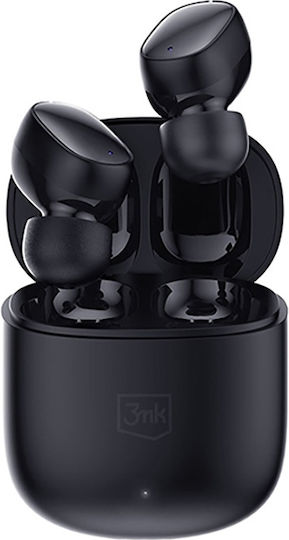 3MK FlowBuds Bluetooth Handsfree Earphones with Charging Case Black view 8