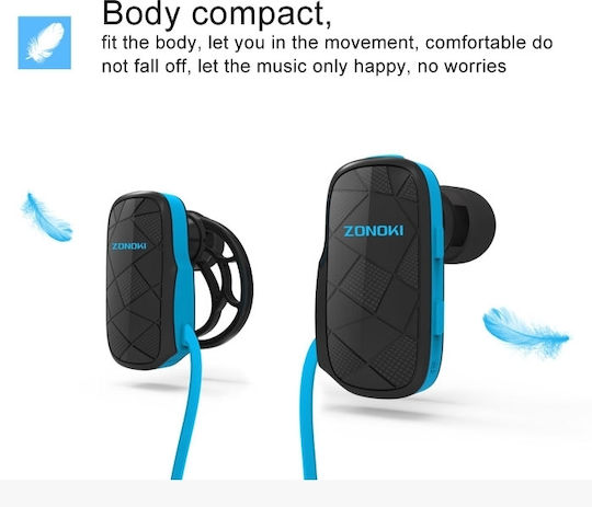 Zonoki B93 In-ear Bluetooth Handsfree Earphones Green view 3