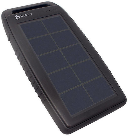 Bigblue SL-CP001B Solar Power Bank 10000mAh with 2 USB-A Ports Black view 2