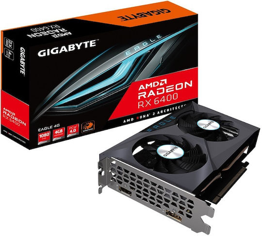 Gigabyte Radeon RX 6400 4GB GDDR6 Eagle Graphics Card view 1