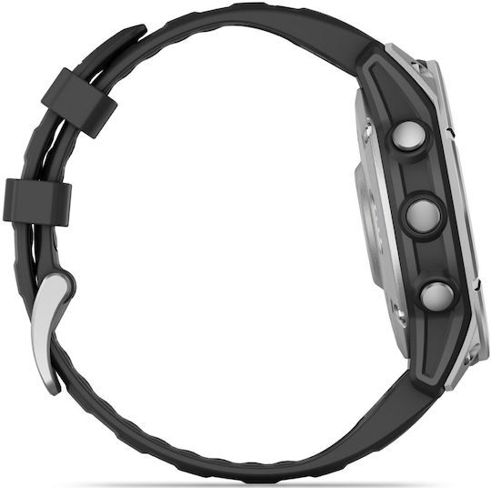 Garmin Fenix E Stainless Steel 47mm Waterproof Smartwatch with Heart Rate Monitor (Black) view 5