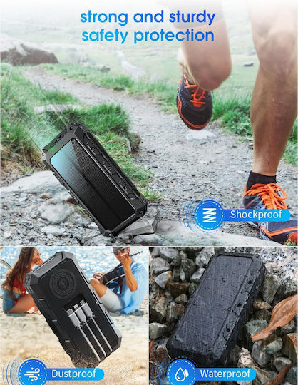 Solar Power Bank 49920mAh with 2 USB-A Ports and USB-C Port view 6