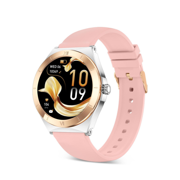 Ksix Lya Smartwatch with Heart Rate Monitor (Silver) view 2