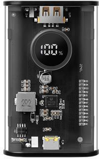 Tactical C4 Explosive Power Bank 9600mAh 22.5W with USB-A Port and USB-C Port Power Delivery Black