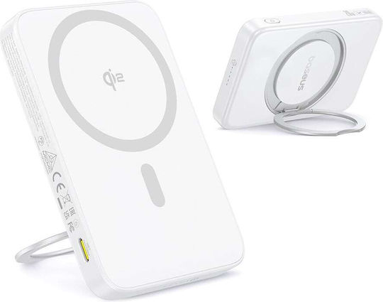 Baseus PicoGo MagSafe Power Bank 5000mAh 20W with USB-C Port White vue 2