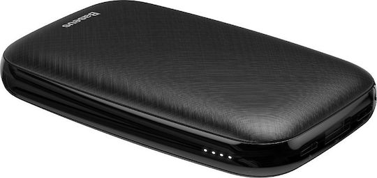 Baseus Mini Q Power Bank 10000mAh with 2 USB-A Ports Black