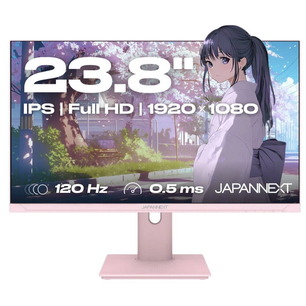 Japannext JN-I238FHD120F IPS Gaming Monitor 23.8" FHD 1920x1080 Pink