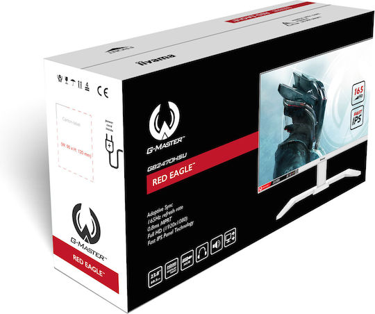 Iiyama G-Master GB2470HSU-W5 IPS Gaming Monitor 23.8" FHD 1920x1080 165Hz view 7