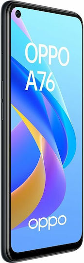 Oppo A76 Dual SIM (4GB/128GB) Glowing Black view 4