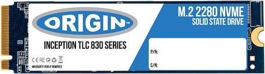 Origin Storage Inception TLC830 Pro SSD 1TB M.2 Type with PCI Express 3.0 Connection OTLC1TB3DNVMEM.2/80