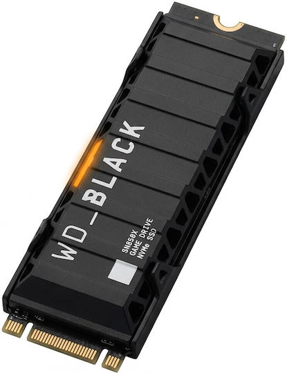 Western Digital WD_BLACK SN850X SSD 8.2TB M.2 Type with PCI Express 4.0 Connection and Heatsink WDBB9H0080BNC-WRSN