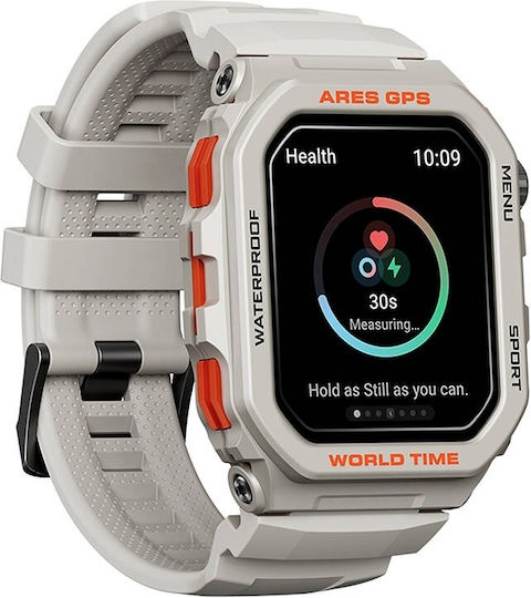 Zeblaze Ares GPS 47mm Smartwatch with Heart Rate Monitor (White) view 3