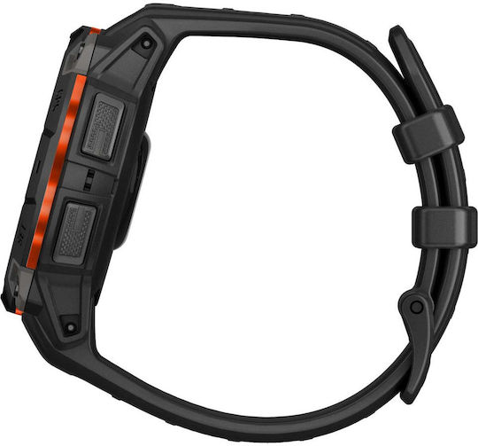 Garmin Instinct 3 Solar Aluminium 45mm Waterproof Smartwatch with Heart Rate Monitor (Black with Black Band) vue 7