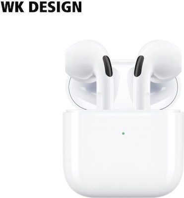 WK V04 In-ear Bluetooth Handsfree Earphones with Charging Case White view 3