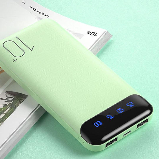 WK Minre WP-161 Power Bank 10000mAh with 2 USB-A Ports Quick Charge 2.0 Black view 5