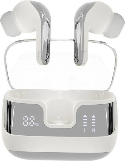 Andowl Ai3 In-ear Bluetooth Handsfree Earphones with Charging Case White view 1