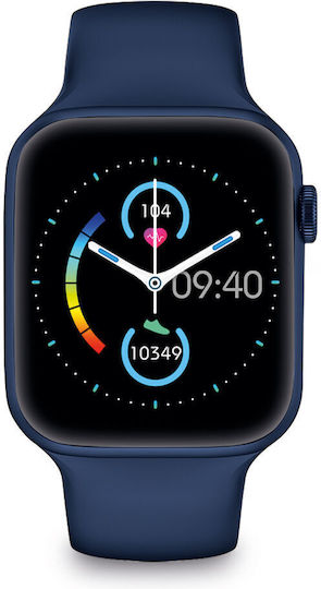 Ksix Urban 4 Aluminium Smartwatch with Heart Rate Monitor (Blue) view 2