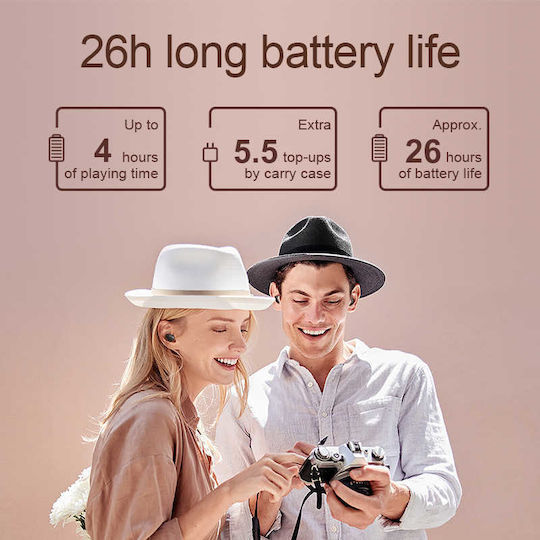 Haylou GT1 Pro In-ear Bluetooth Handsfree Earphones with Sweat Resistance and Charging Case Black view 5