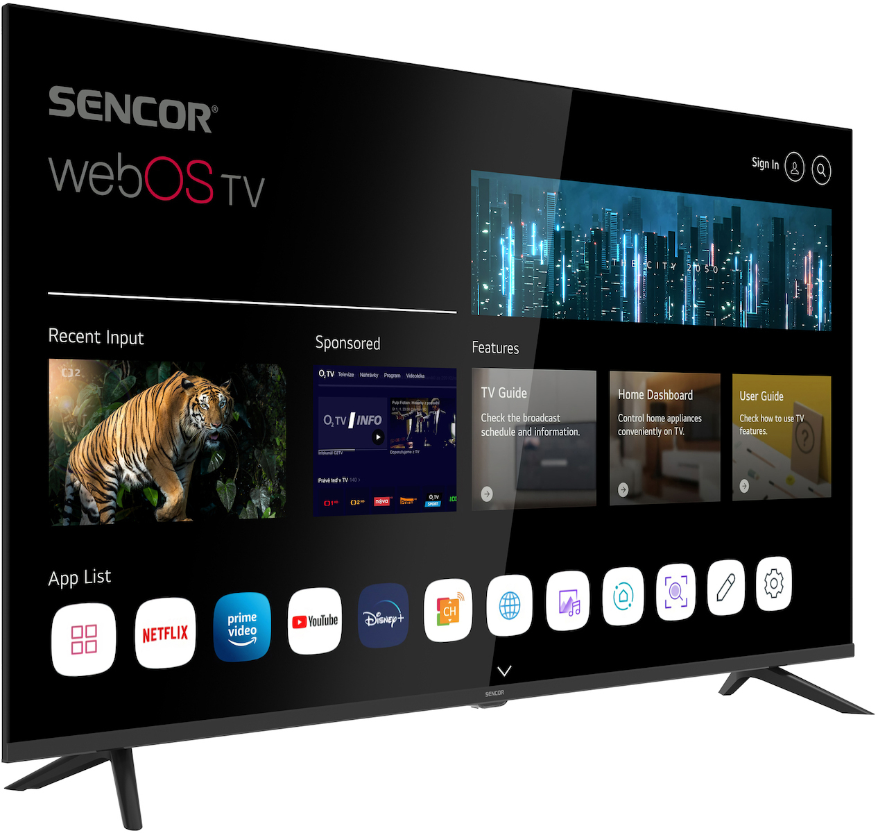 Sencor Smart Television 40" Full HD LED SLE 40FS810B (2025) view 3