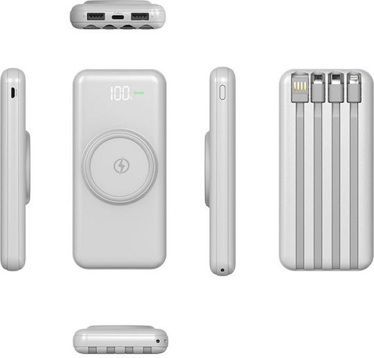 Powerbank Wireless Charging Built-in Connectors 18000mAh Ansicht 7