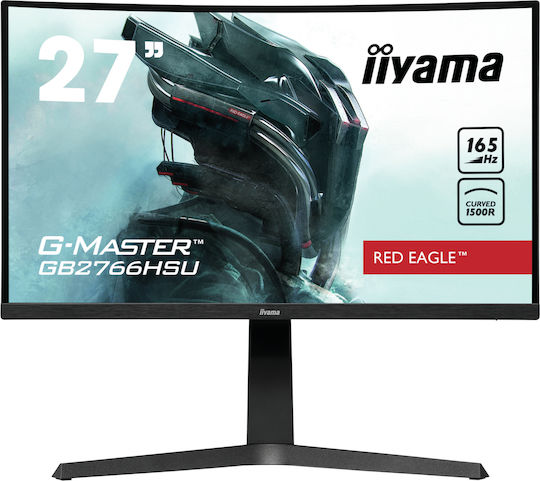 Iiyama G-Master GB2766HSU-B1 VA HDR Curved Gaming Monitor 23.6" FHD 1920x1080 165Hz view 1