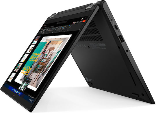 Lenovo ThinkPad L13 Yoga Gen 4 (Intel) 13.3" IPS FHD+ Touchscreen (i7-1355U/16GB/512GB SSD/W11 Pro) Thunder Black (US Keyboard) view 7
