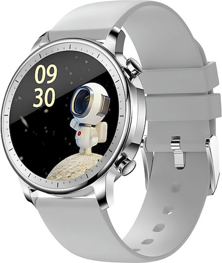 V23 Aluminium 40mm Smartwatch with Heart Rate Monitor (Gray)