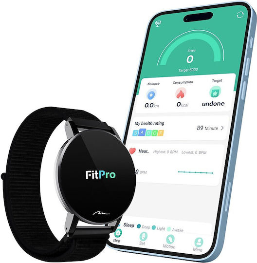 Media-Tech Activeband Thaiti MT871 Smartwatch with Heart Rate Monitor (Black) view 4