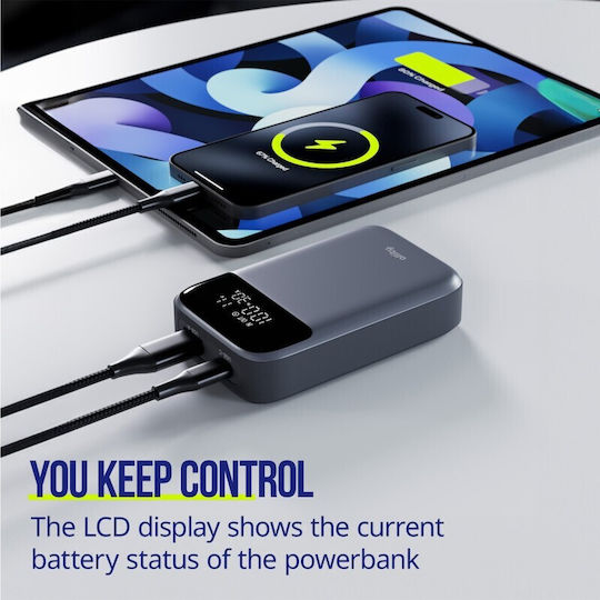 Allity APB-200 Power Bank 10000mAh 33W Power Delivery Gray view 4